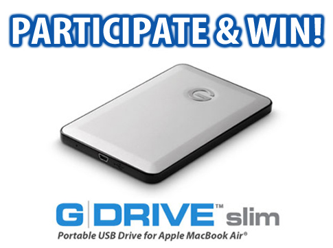 Participate & Win! G-Technology G-Drive Slim Giveaway